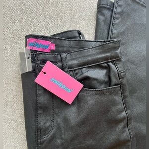Edikted NWT faux leather jeans